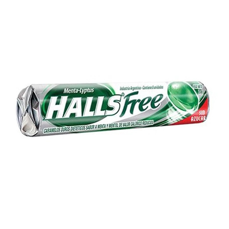 PASTILLAS HALLS FREE MENTA